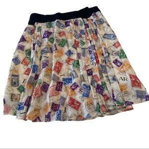 Stamp skirt Edme & Esyllte Anthropology Size 6
